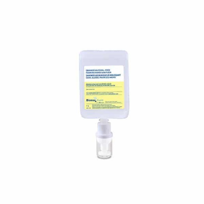 SANIMOR  Assainisseur  moussant sans  alcool pour les  mains 1250ML