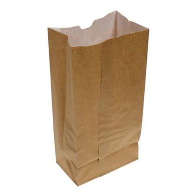 Sac en Papier Brun 5LB Double Intérieur Blanc Antigraisse