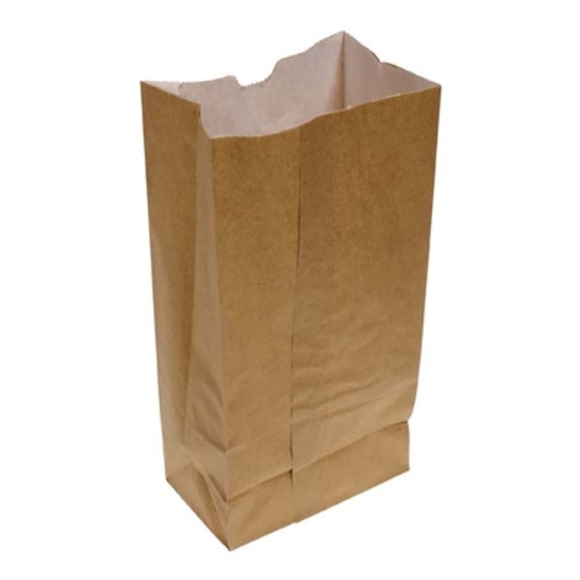 Sac en Papier Brun 5LB Double Intérieur Blanc Antigraisse