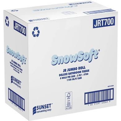 Papier hygiénique Snowsoft™ Deluxe, rouleau jumbo, 2 épaisseurs, blanc
