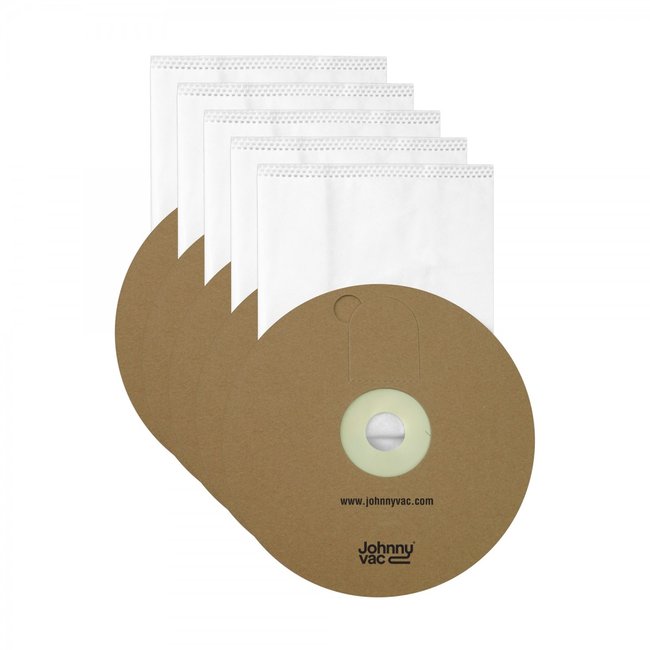 Round Microfilter HEPA Vacuum Bag for Ghibli Vacuum T1 and Wirbel W1 (5 bags)