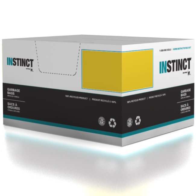 INSTINCT GARBAGE BAG / 26X36 / BLACK / 200CS / 0.90 MIL THICKNESS