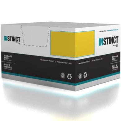 INSTINCT GARBAGE BAG / 26X36 / CLEAR / 200CS / 0.90 MIL THICKNESS
