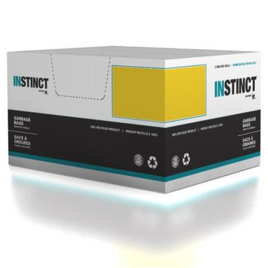 INSTINCT GARBAGE BAG / 42X48 / CLEAR / 100CS / 0.90 MIL THICKNESS