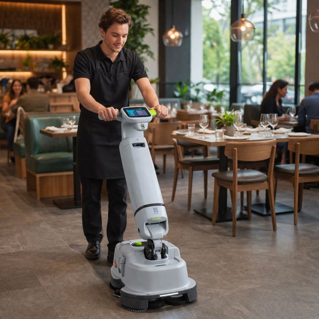 Smart Upright Scrubber Dryer - SH1 - PUDU