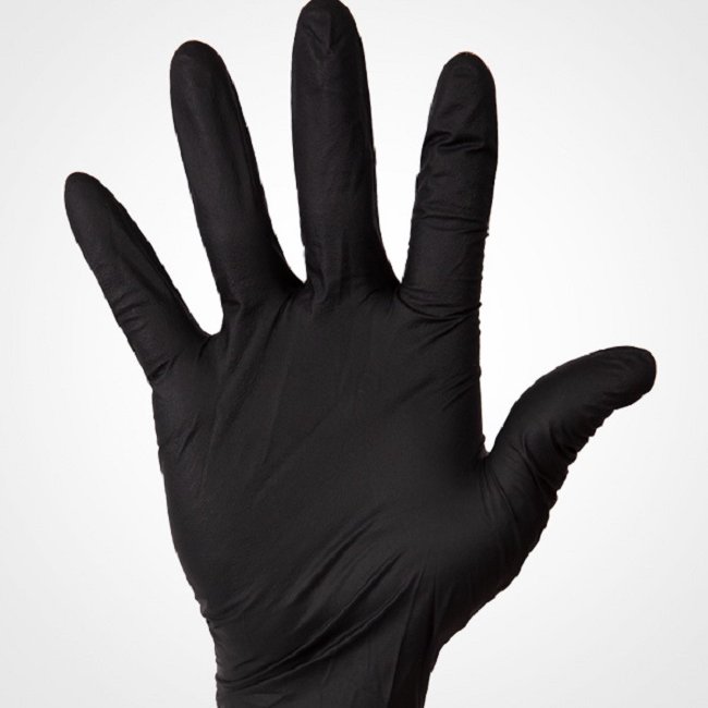 Gants Noir Bold Nitrile 5 Mil, Petit ou Small