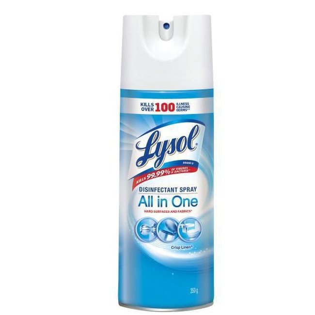 LYSOL Disinfectant Spray – Fresh Linen Scent (539 g)