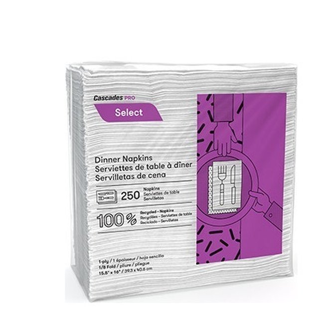 N062 Select Table Dinner Napkins, 3000 Sheets