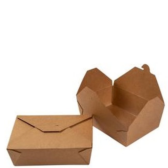 Contenant de Nourriture Eco en Papier Kraft #3,66 OZ Nature,Caisse 200