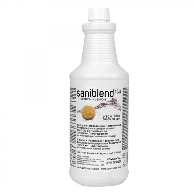 SANIBLEND - DEODORIZER - DESINFECTANT LEMON 950ML