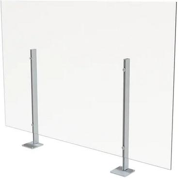 Vitre hygiénique à montage en surface, 36