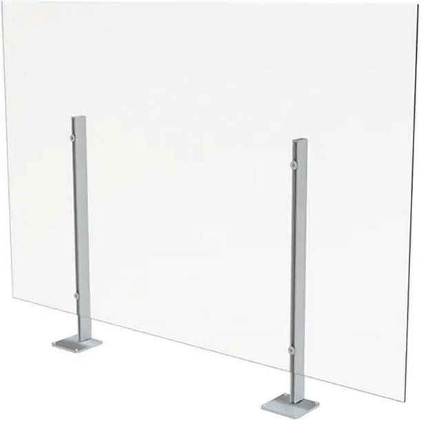 Vitre hygiénique à montage en surface, 36