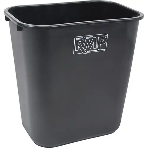 Deskside Wastebasket, 28 Quarts, Polyethylene